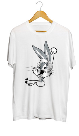 Merry Bugs Bunny Baskılı Tişört