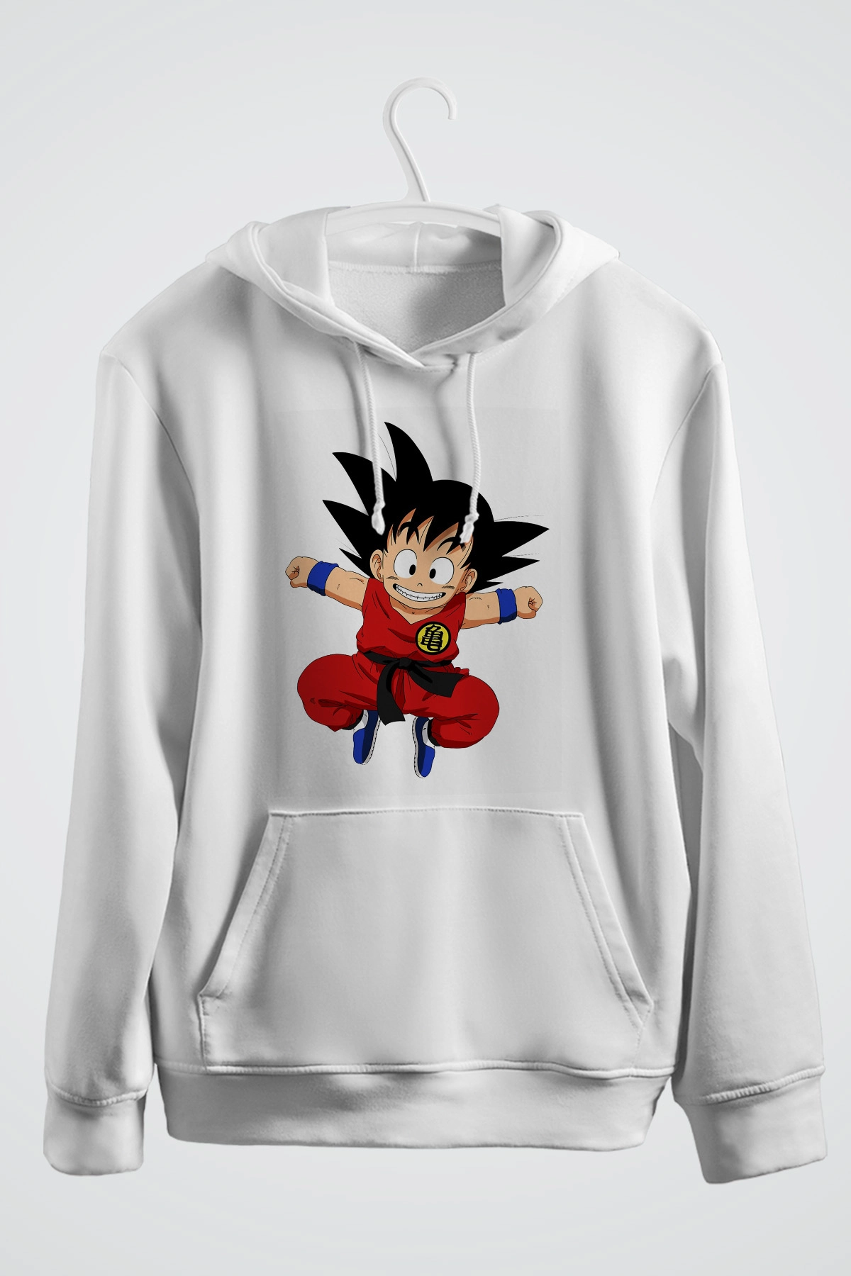 GOKU Pullover Baskılı Kapşonlu Sweat