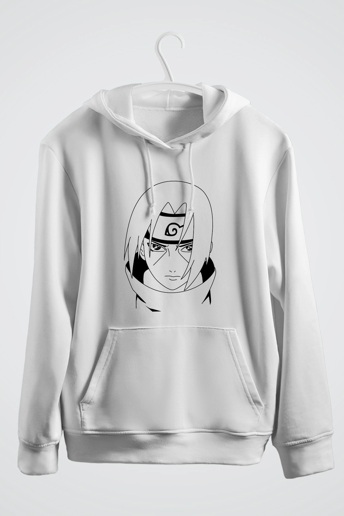 Itachi Uchiha Naruto Anime Baskılı Kapşonlu Sweat