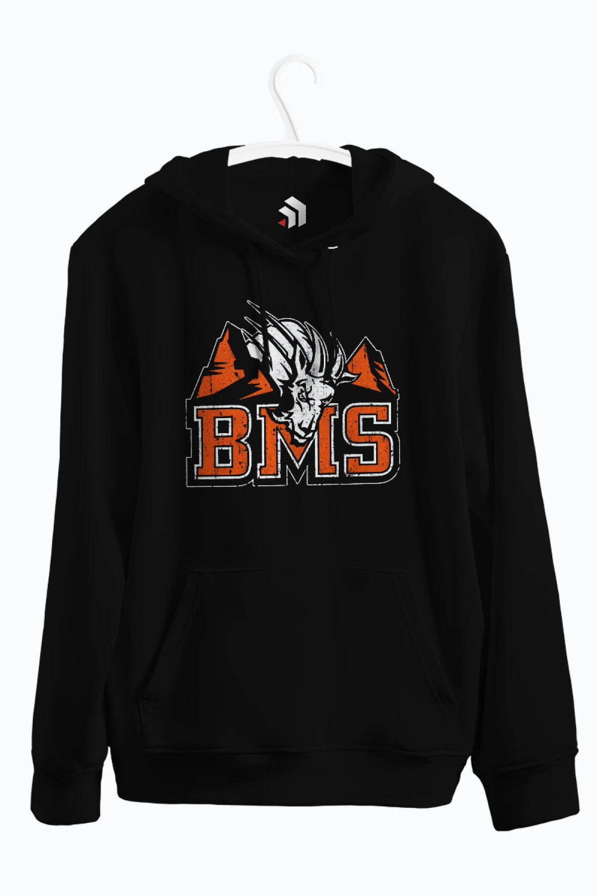 BMS - Blue Mountain State Baskılı Kapşonlu Sweatshirt