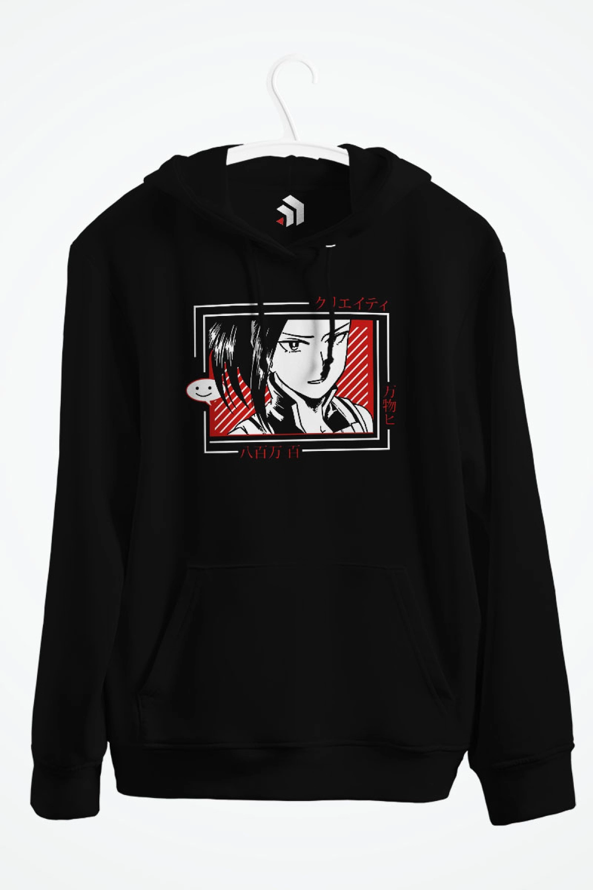 Boku no Hero, Momo, Shoto Todoroki, Katsuki Bakugou Anime Baskılı Kapşonlu Sweatshirt