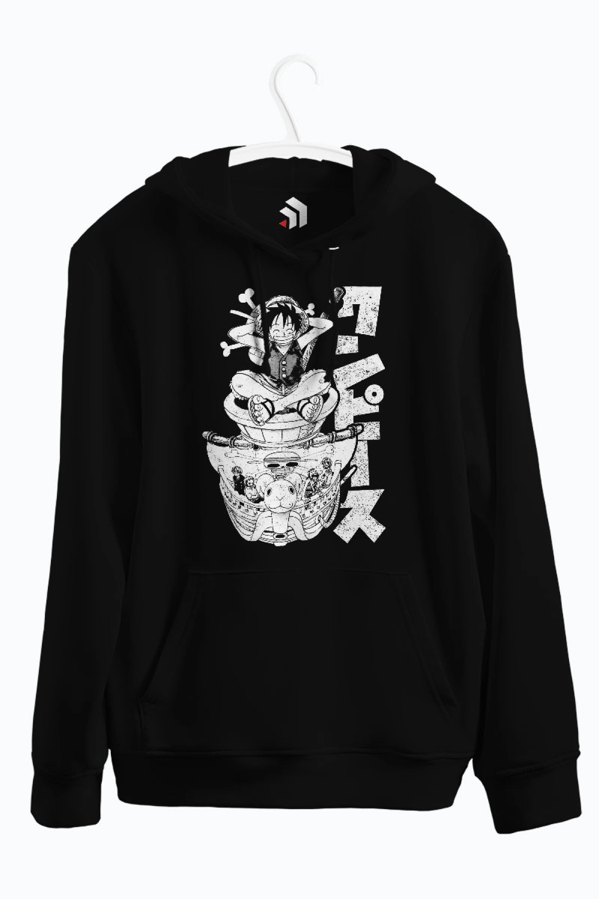 Straw Hats! Anime Baskılı Kapşonlu Sweatshirt