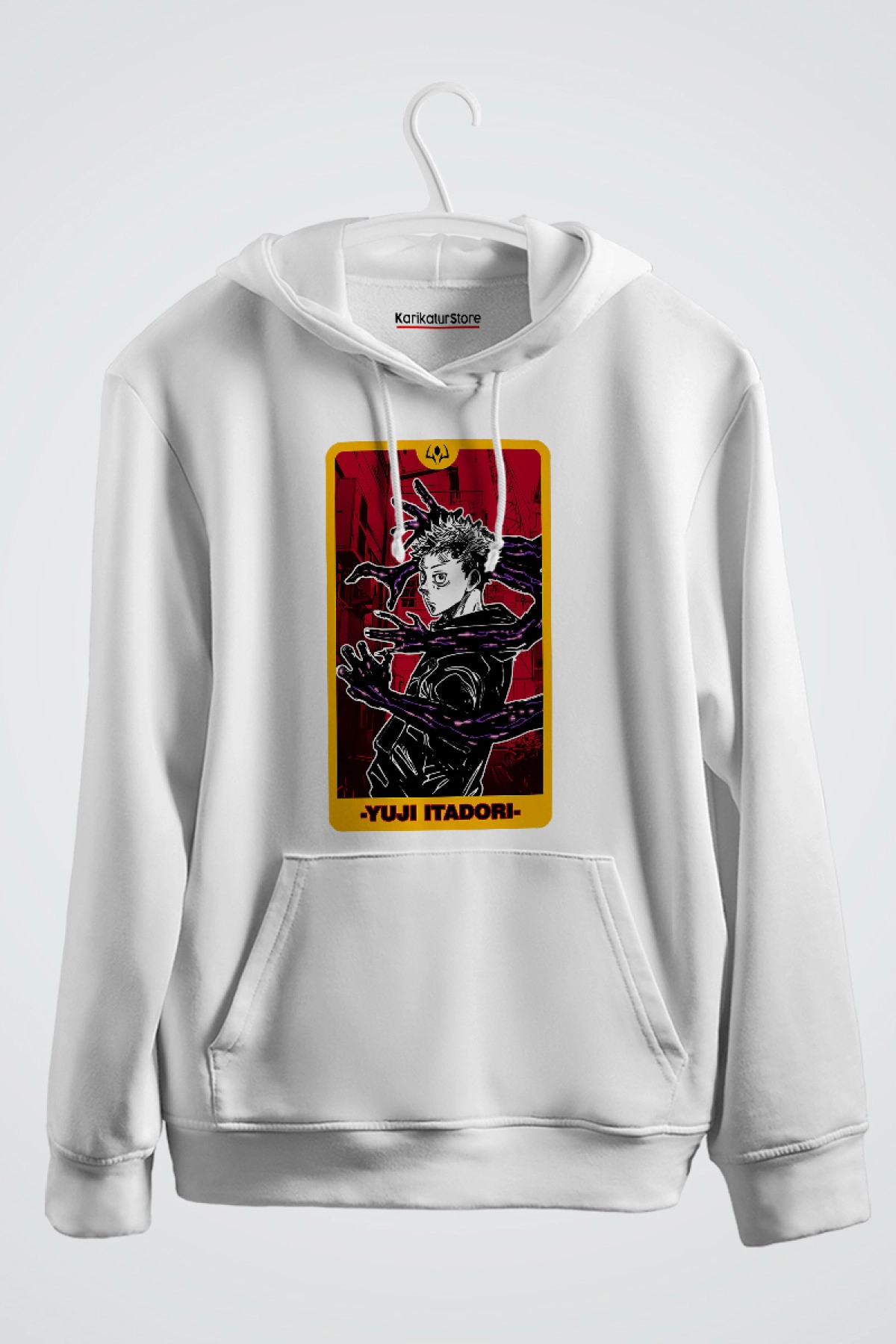 Yuji in Tokyo Baskılı Kapşonlu Sweat