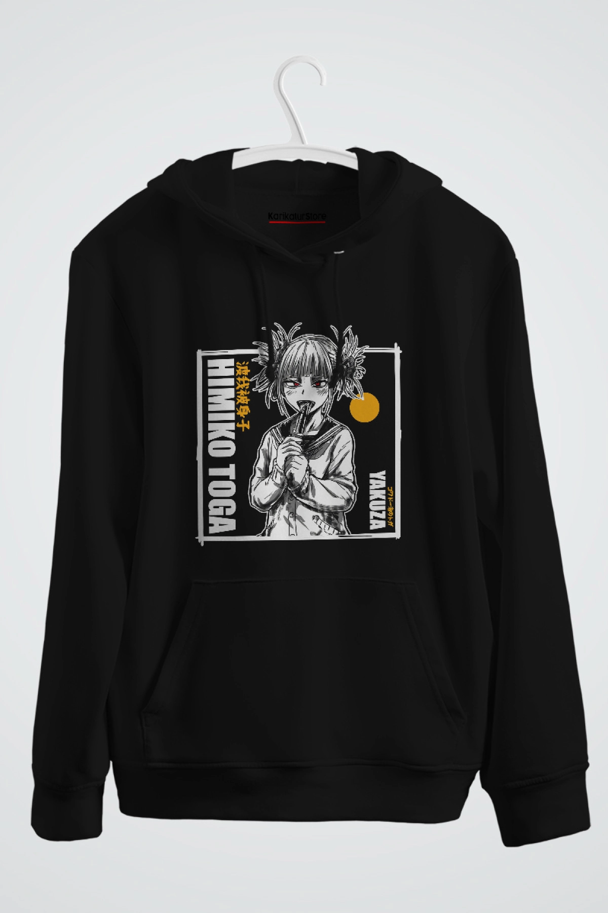 Toga in Frame Anime Baskılı Kapşonlu Sweat