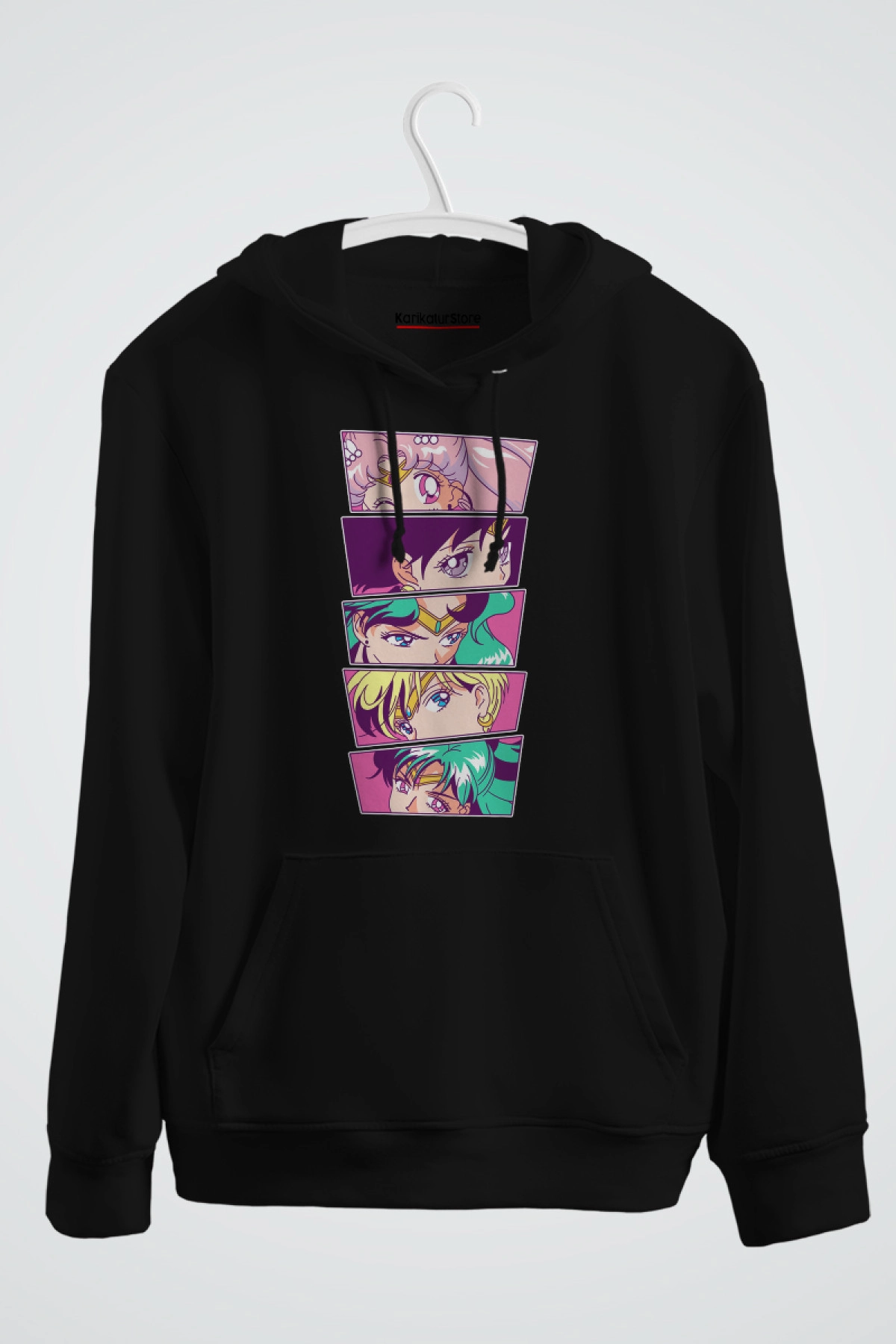 Sailor Scouts Vol. 2 Baskılı Kapşonlu Sweat
