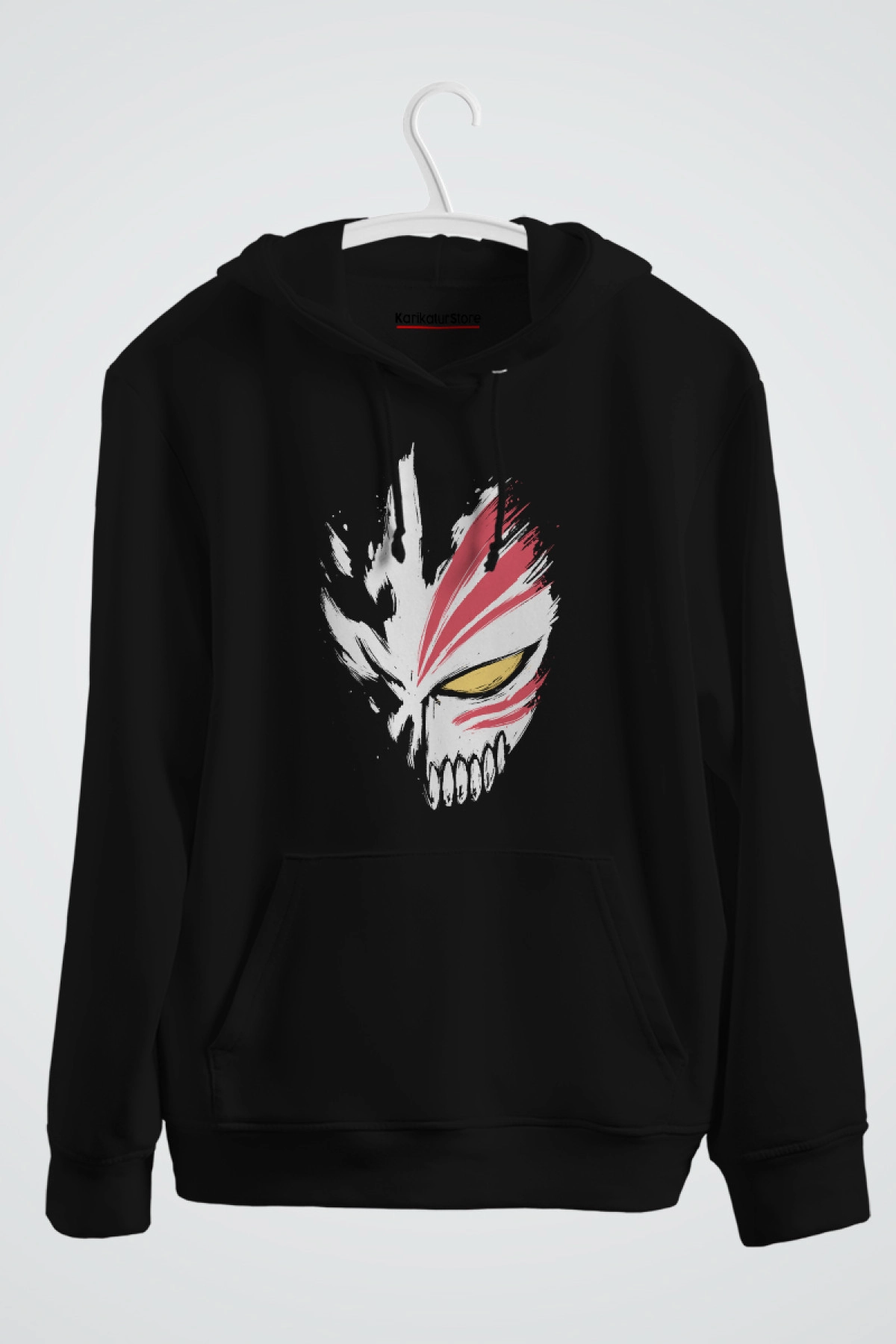 Ichigo Hollow Mask From Anime Bleach Baskılı Kapşonlu Sweat