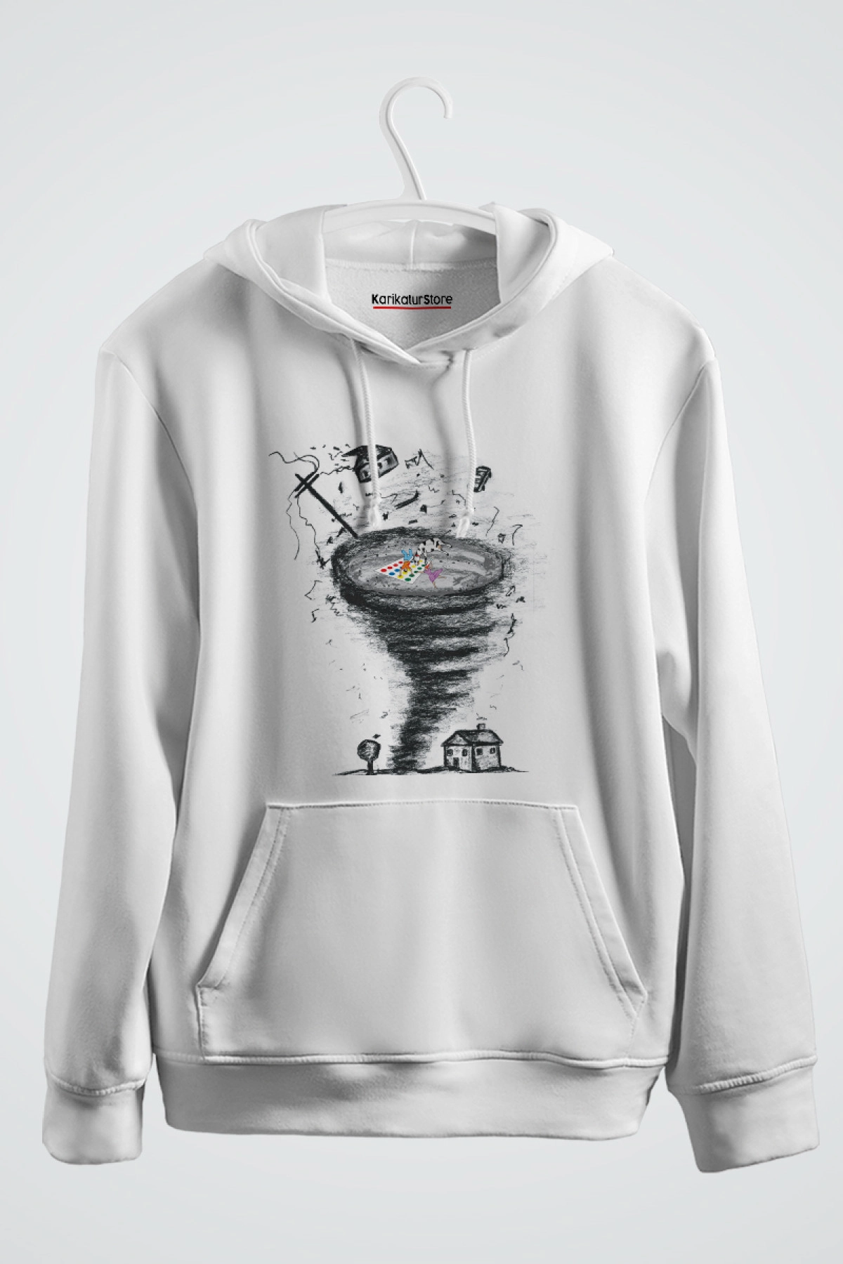 Ultimate Twister Baskılı Kapşonlu Sweat