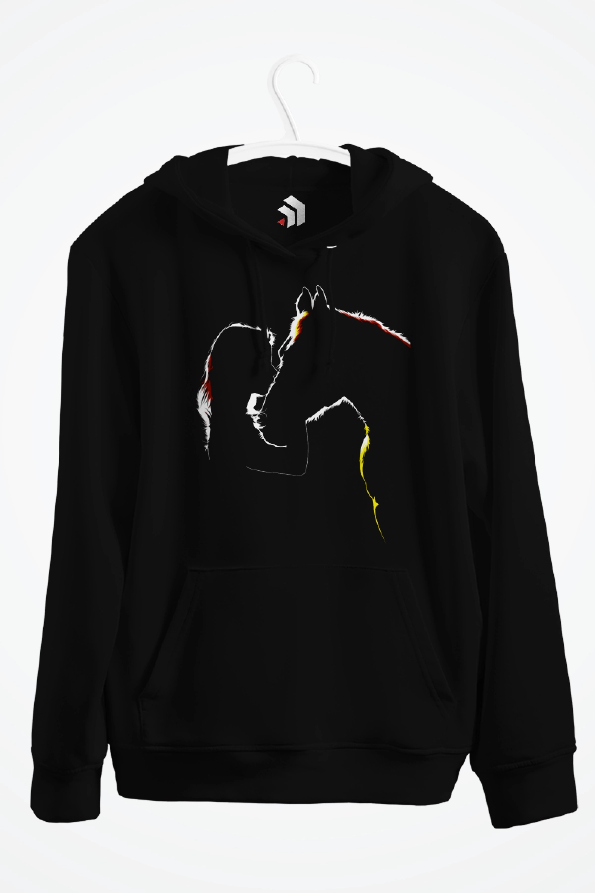 Horse Girl - Horse Lover Baskılı Kapşonlu Sweatshirt