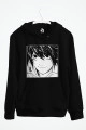 L Nice Death Note Anime Baskılı Kapşonlu Sweatshirt