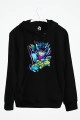 My Hero Academia Anime - Midoriya Baskılı Kapşonlu Sweatshirt