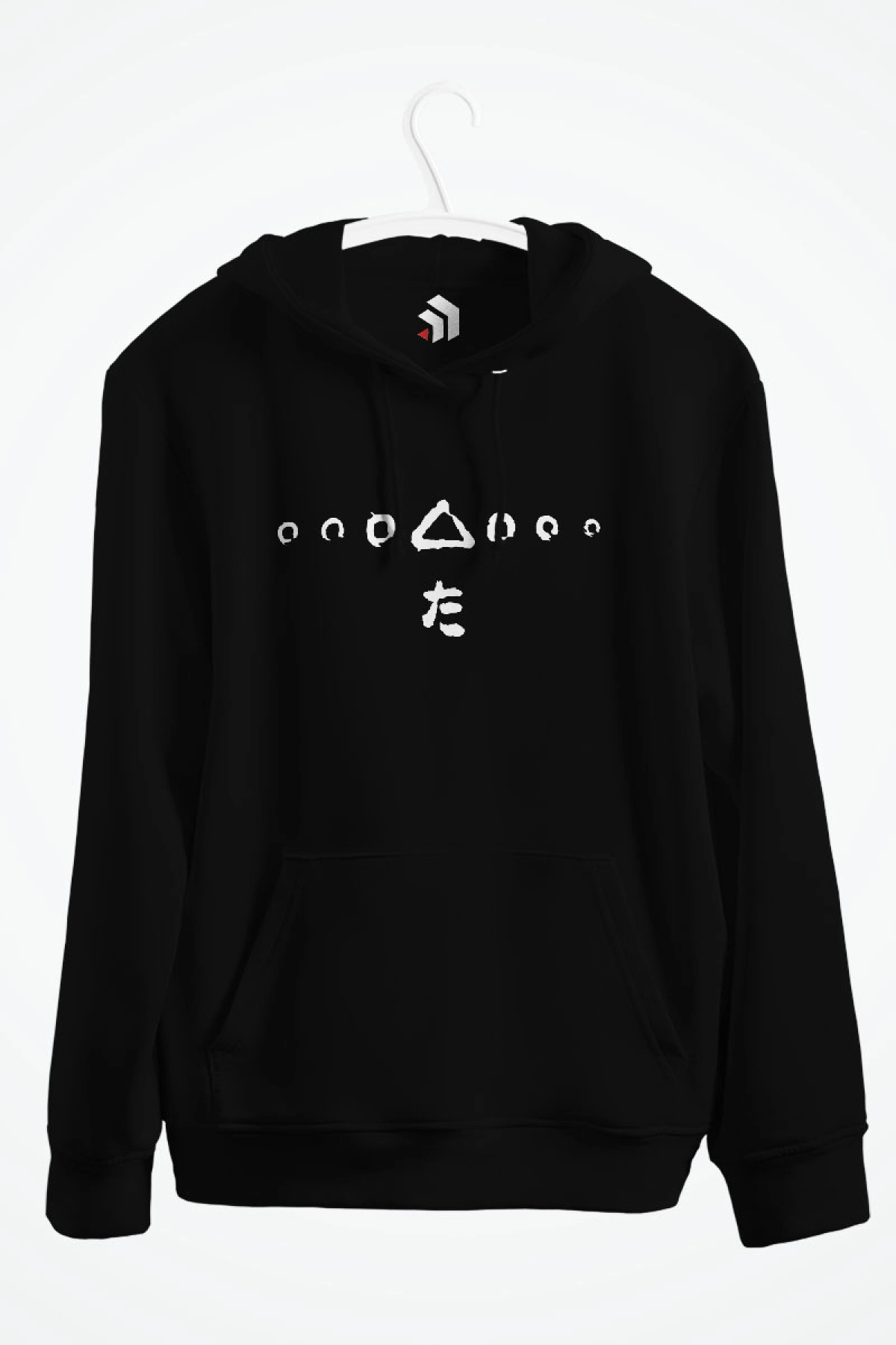 Seven Samurai Anime Baskılı Kapşonlu Sweatshirt