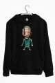 Squid Games 001. Gamer Baskılı Kapşonlu Sweatshirt