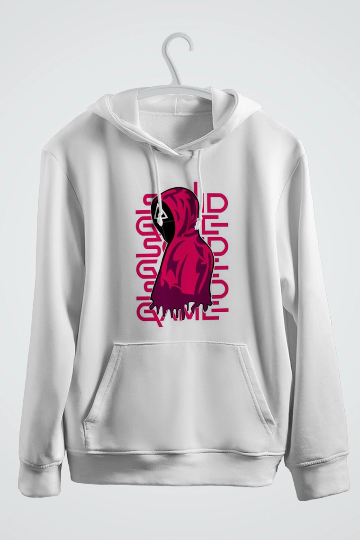 Squid Game Baskılı Kapşonlu Sweat