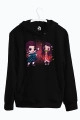 Tanjiro and Nezuko Anime Baskılı Kapşonlu Sweatshirt
