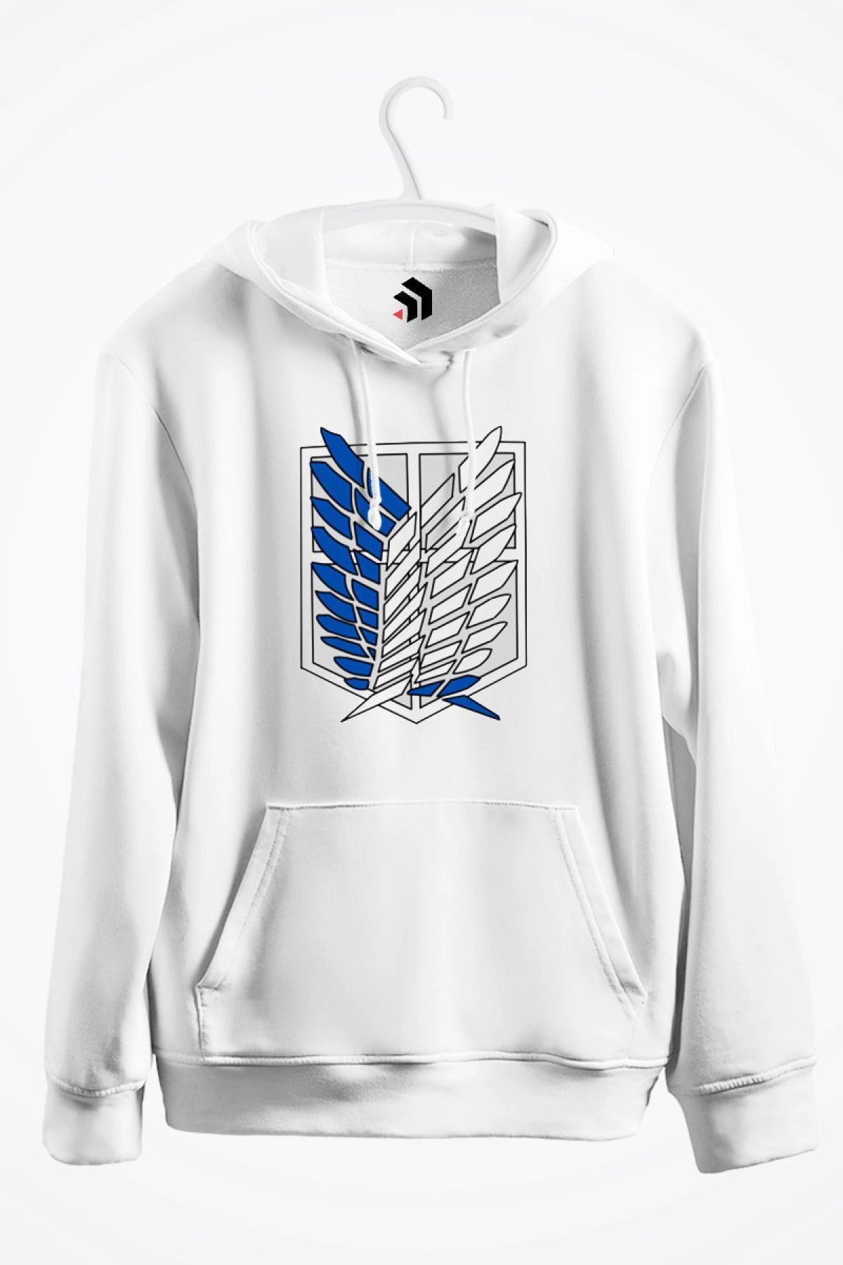 The Survey Corps - Attack On Titan Baskılı Kapşonlu Sweatshirt