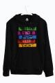 Too Good, Too Bad Anime Baskılı Kapşonlu Sweatshirt