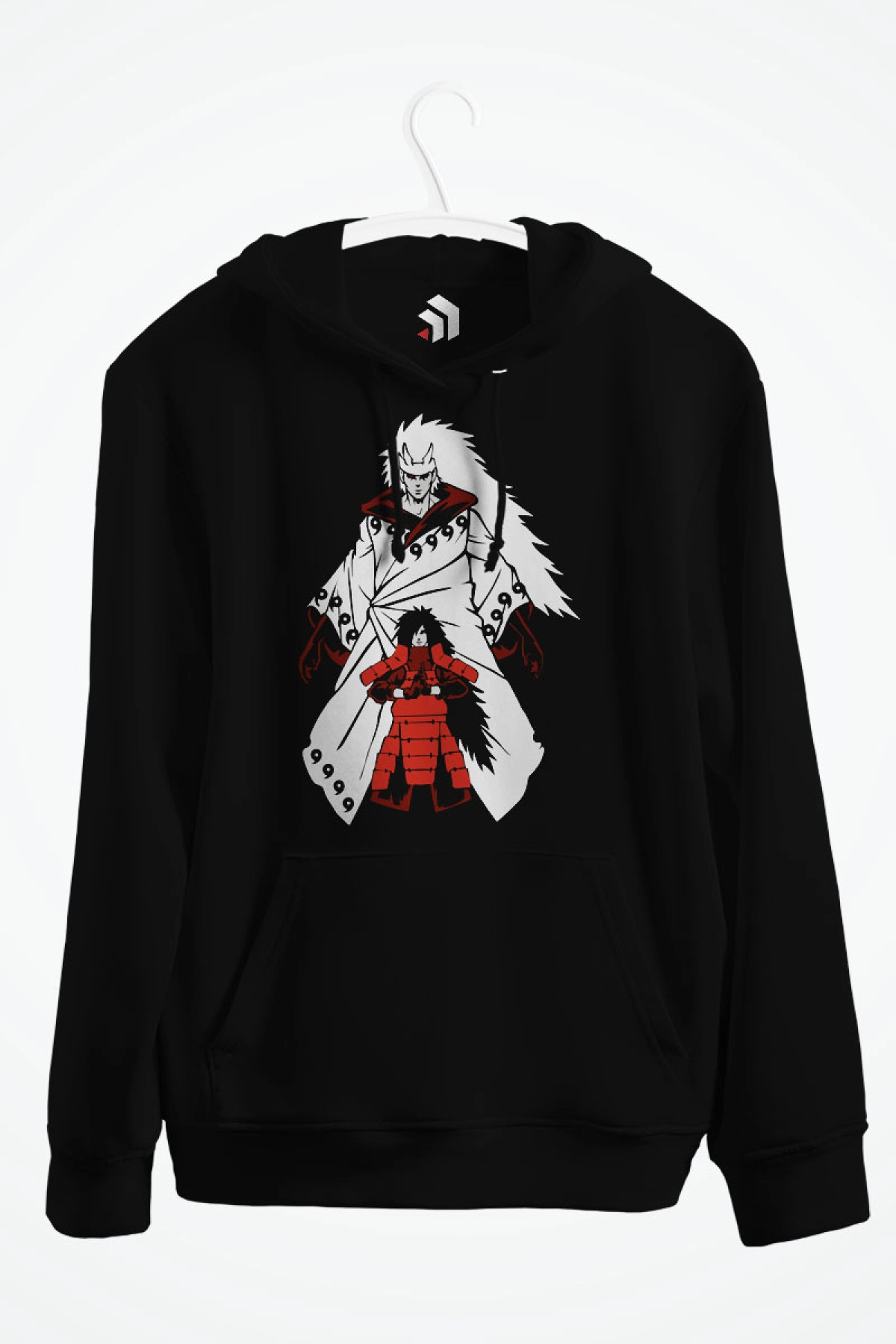 Uchiha Madara Otsutsuki Anime Baskılı Kapşonlu Sweatshirt