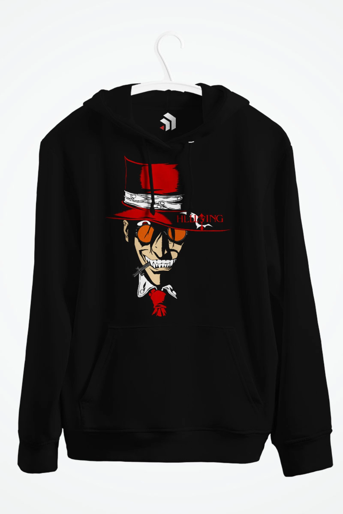 Vampire Man of Hellsing Anime Alucard Baskılı Kapşonlu Sweatshirt