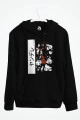 Yandere Oni Mask Gesugao Ecchi Anime Baskılı Kapşonlu Sweatshirt
