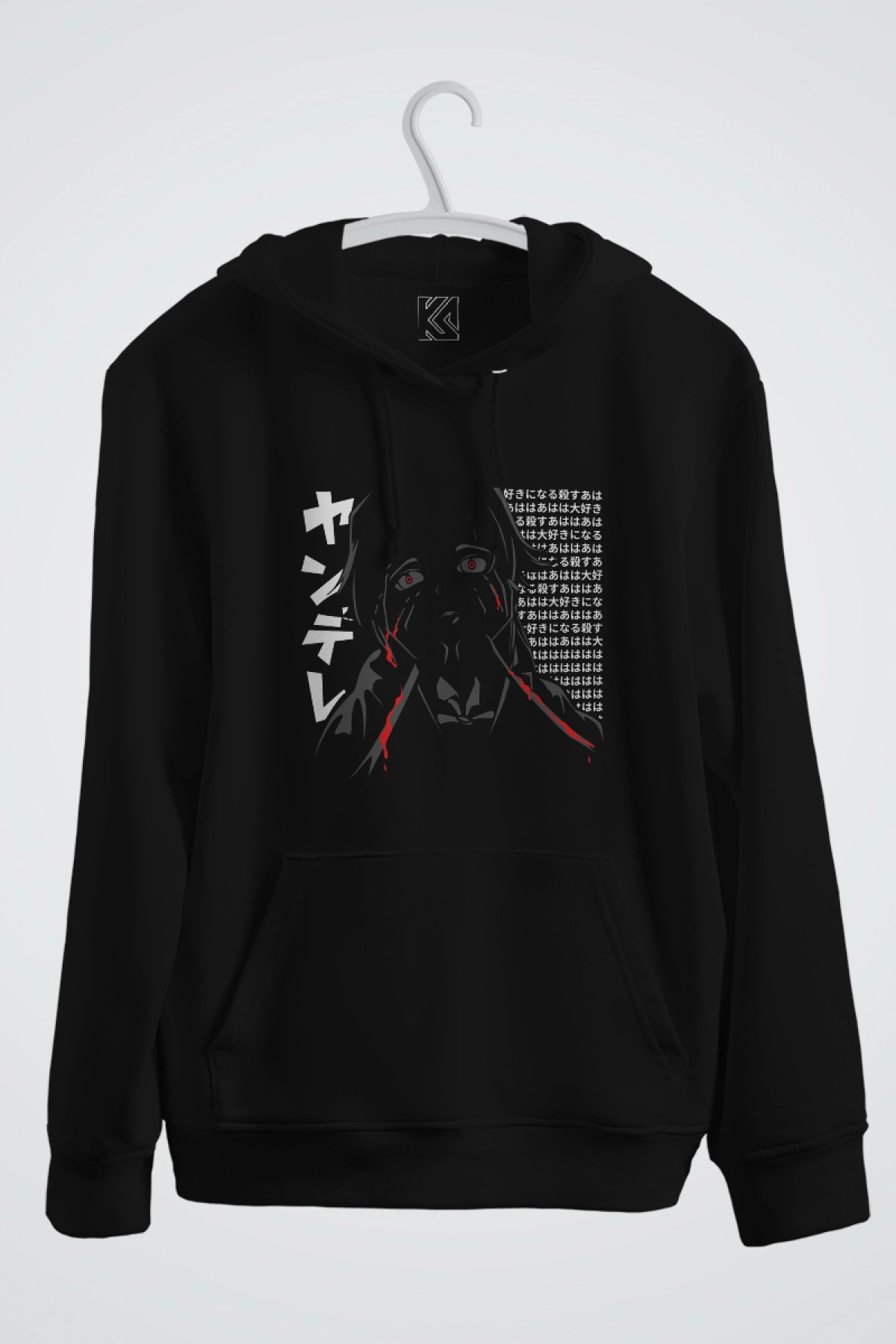 Yandere Mirai Nikki for Otaku Anime Baskılı Kapşonlu Sweat