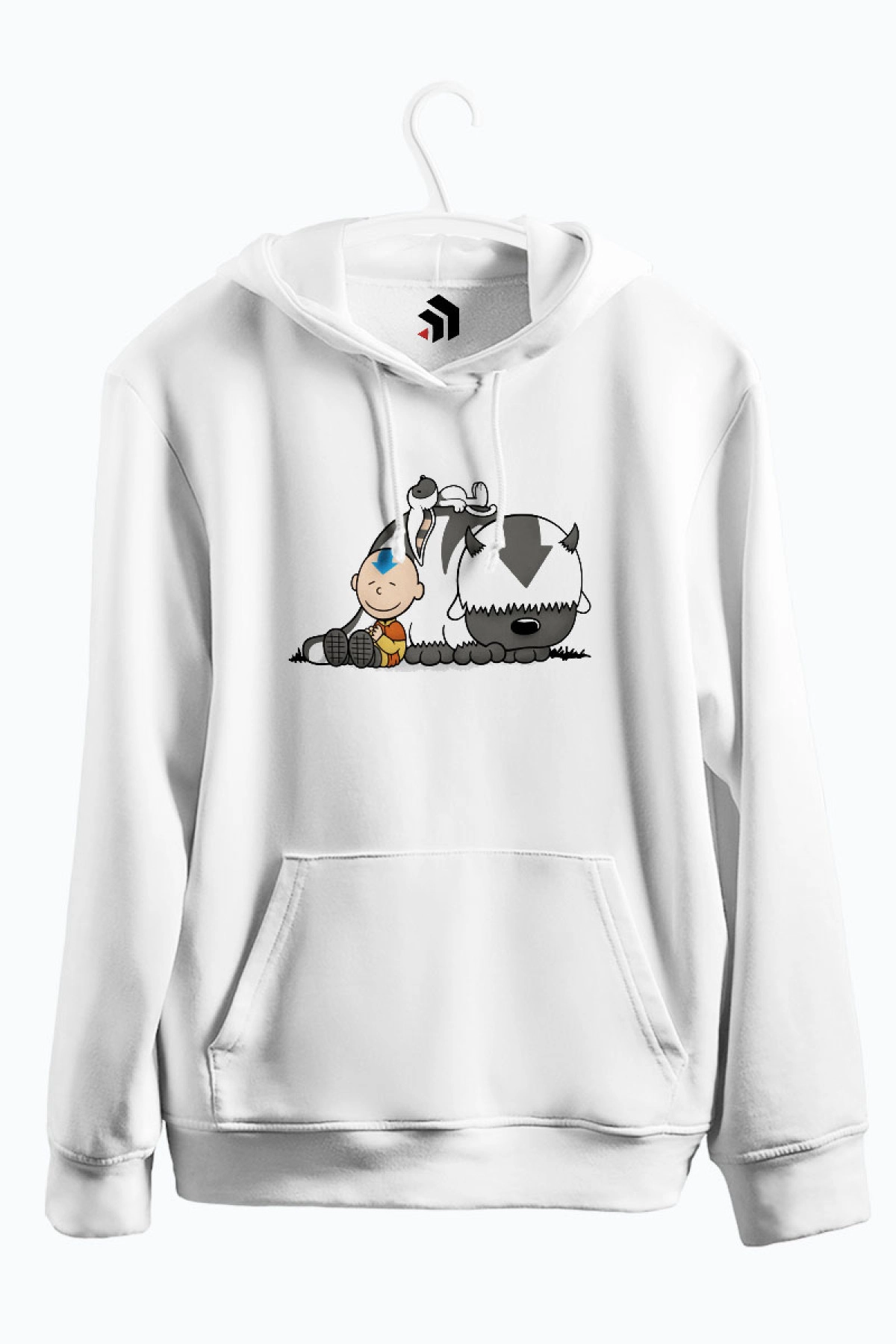 You Arrowhead! Avatar The Last Airbender Baskılı Kapşonlu Sweatshirt