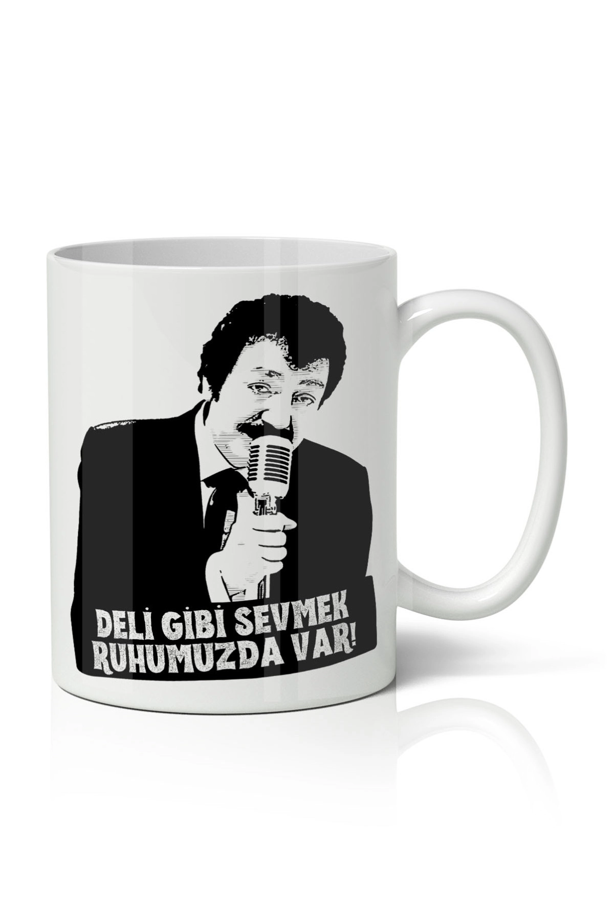 Deli Gibi Sevmek Ruhumuzda Var - Müslüm Gürses Baskılı Kupa Bardak