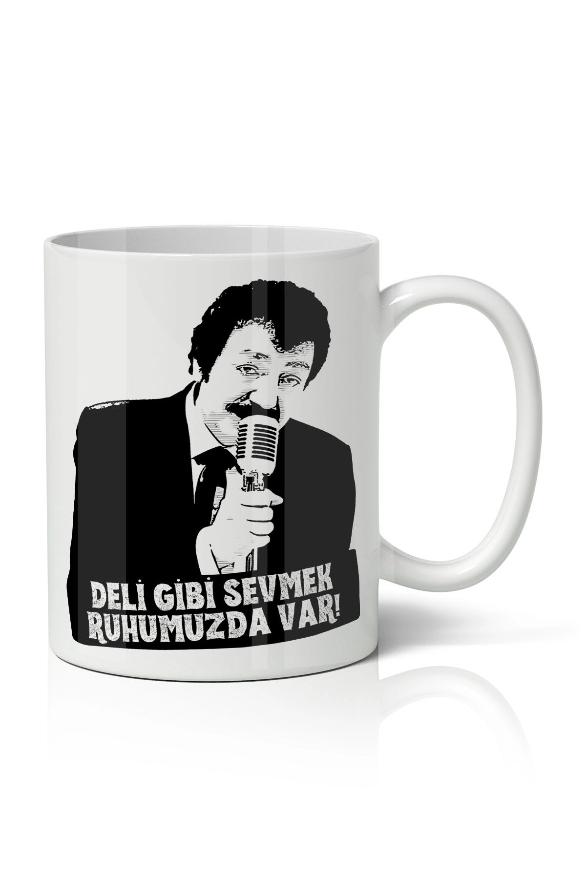 Deli Gibi Sevmek Ruhumuzda Var - Müslüm Gürses Baskılı Kupa Bardak