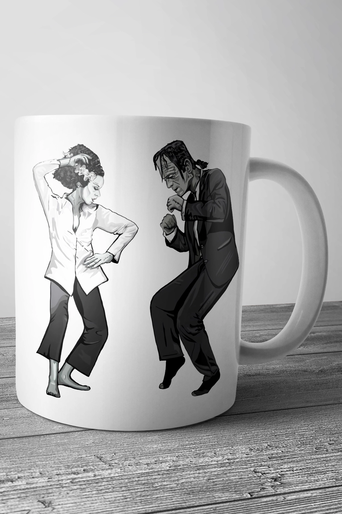 Pulp Frankenstein Baskılı Kupa Bardak