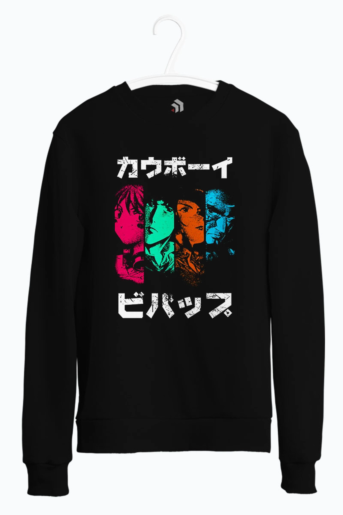 Bebop Noir Anime Baskılı Sweatshirt