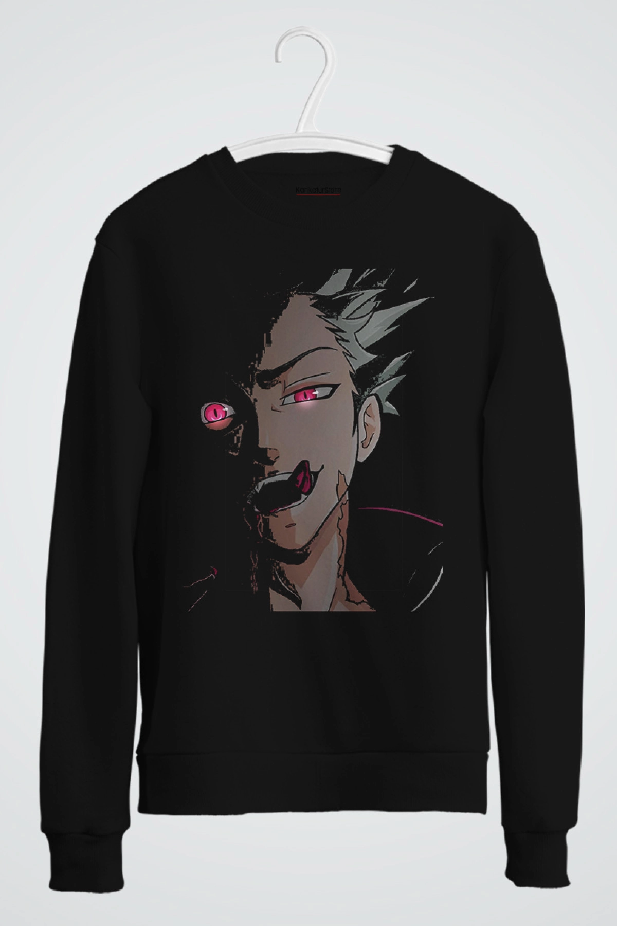 Ban Seven Deadly Sins My Hero Academia Anime Baskılı Sweatshirt
