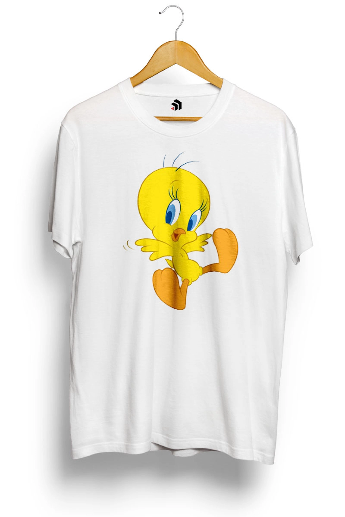 Looney Tunes Tweety Bird flying Baskılı Tişört