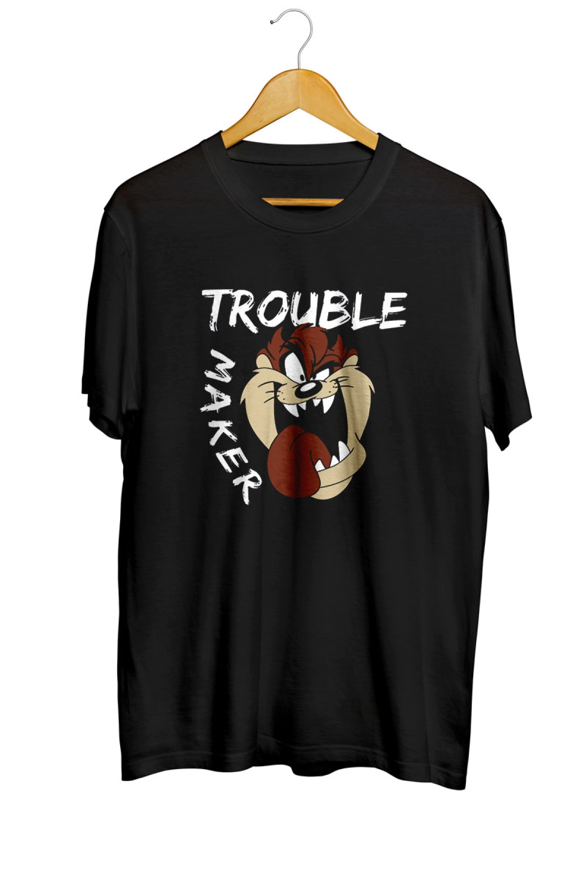 Trouble Maker Baskılı Tişört