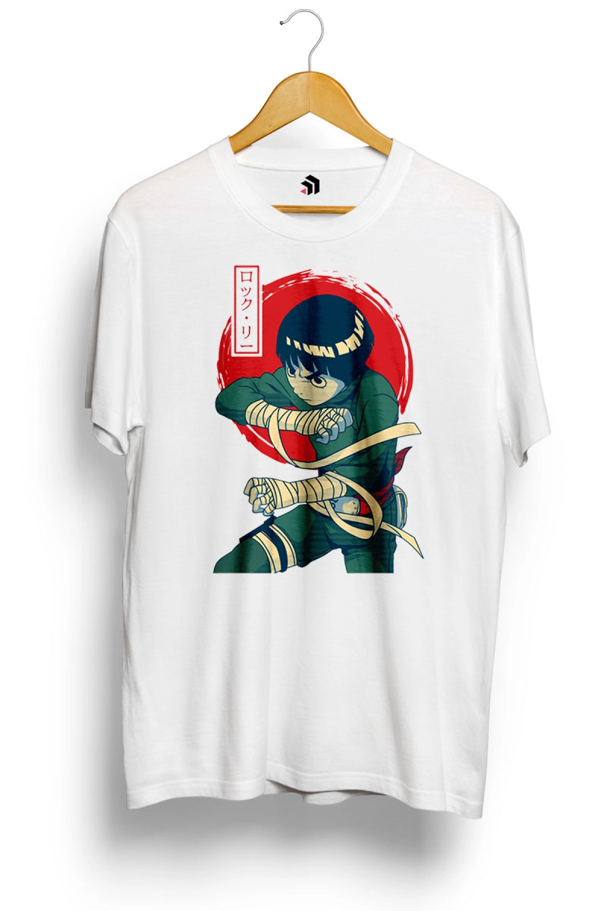 Rock Lee Japanese Anime Baskılı Tişört