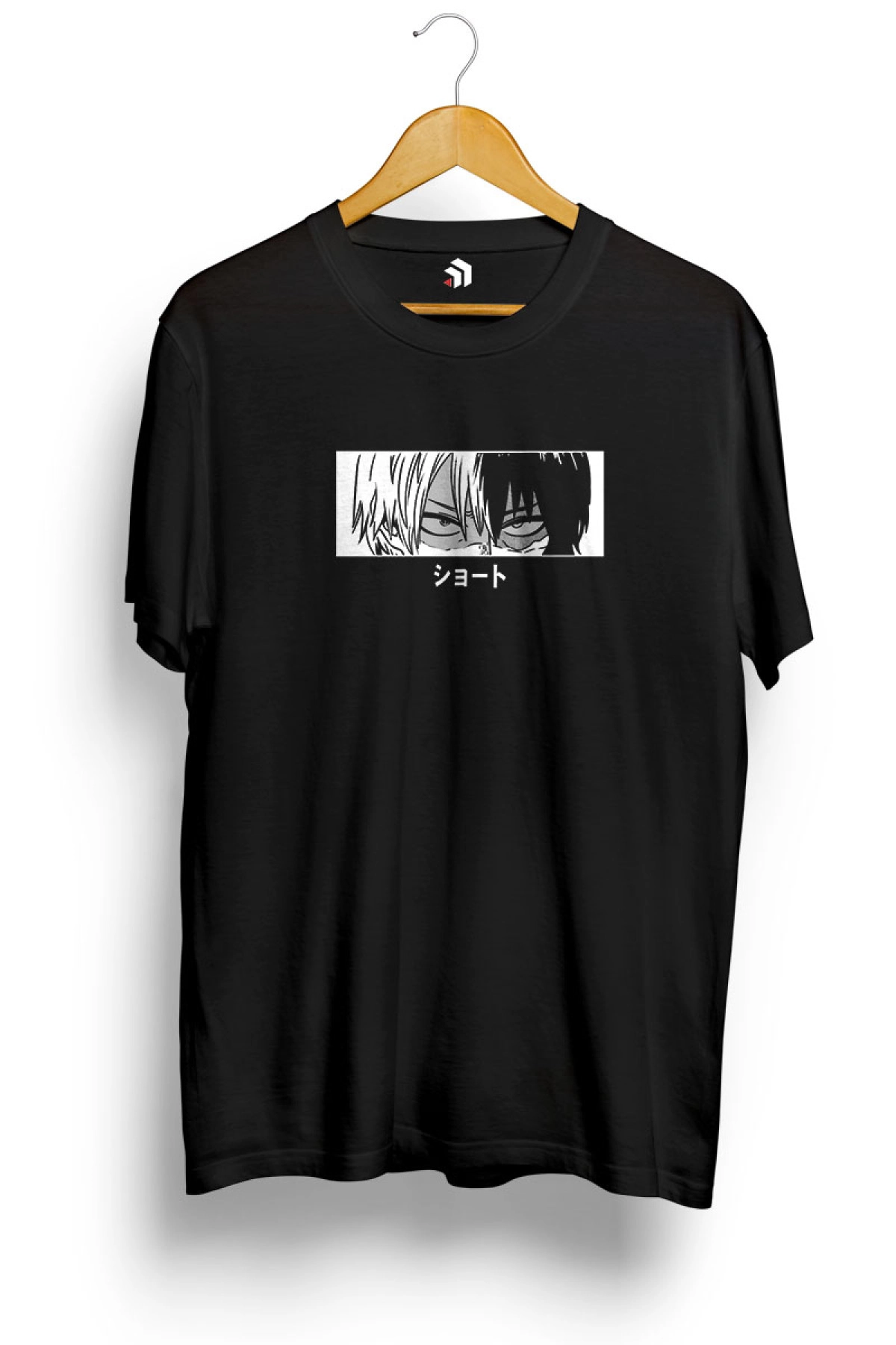 My Hero Academia Shoto Todoroki Dark Anime Baskılı Tişört